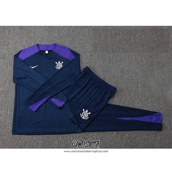 Chandal de Sudadera del Corinthians 2024-2025 Azul